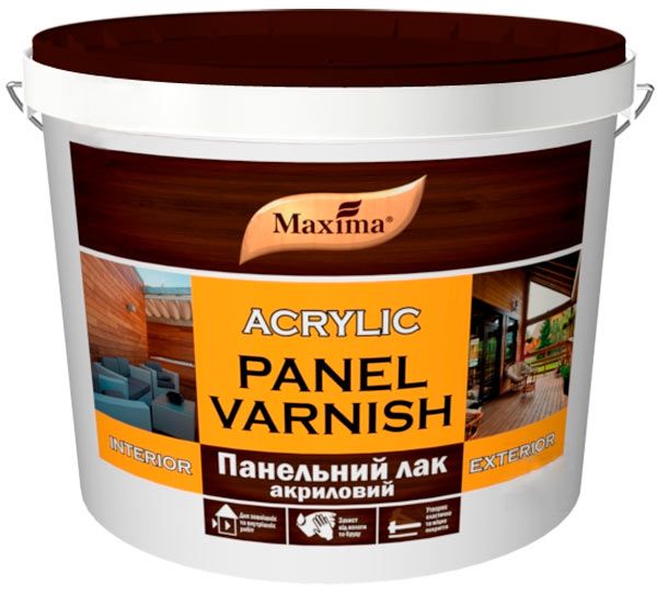 Лак панельный Maxima шелковистый мат прозрачный 3кг
