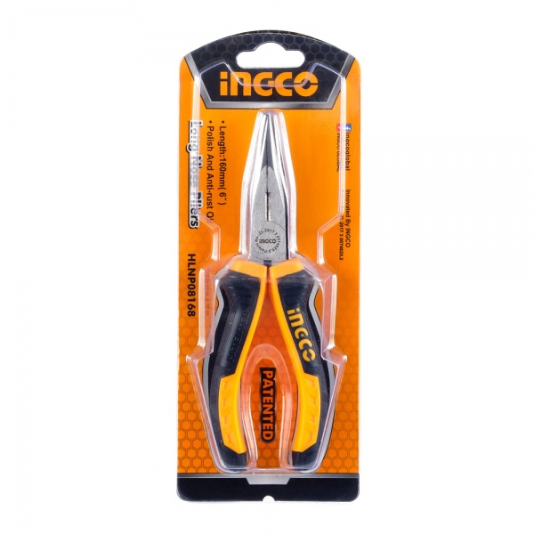 Довгогубці INGCO 160 мм INGCO 1 шт. HLNP08168