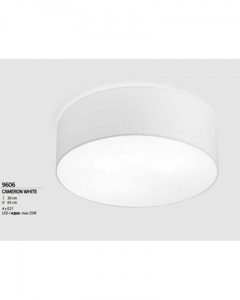Люстра стельова Nowodvorski Cameron 4x25 Вт E27 білий 9606 