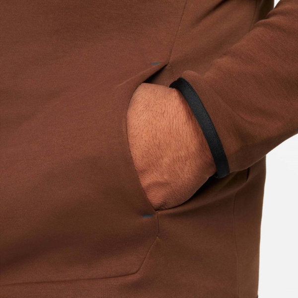 Джемпер Nike TCH FLC HOODIE FZ WR CU4489-259 р. L коричневий