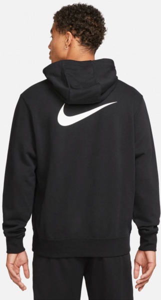 Джемпер Nike M NK CLUB FC PO HOODIE FB6574-010 р.L чорний
