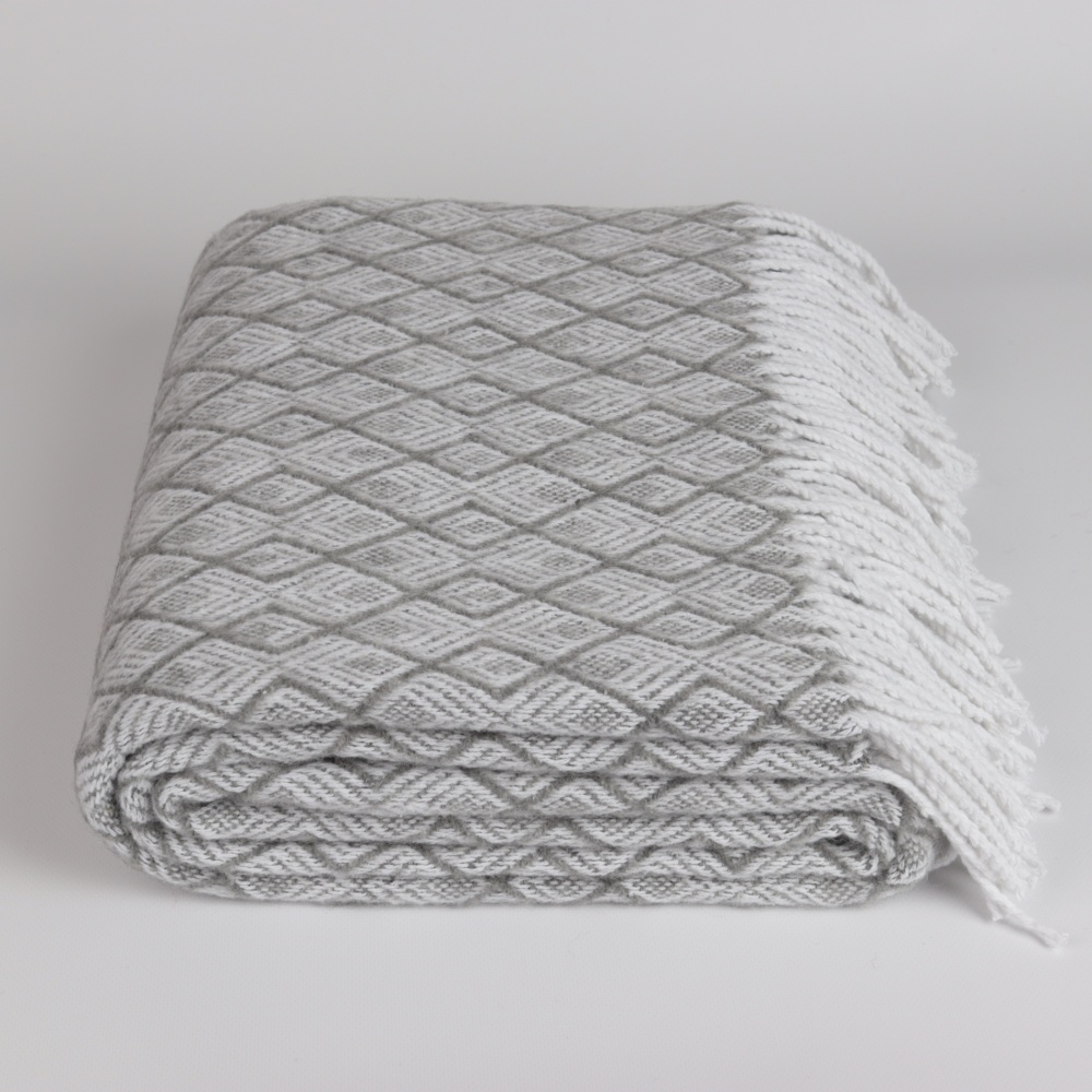 Плед Жасмин 140x200 см темно-серый Вултекс-С