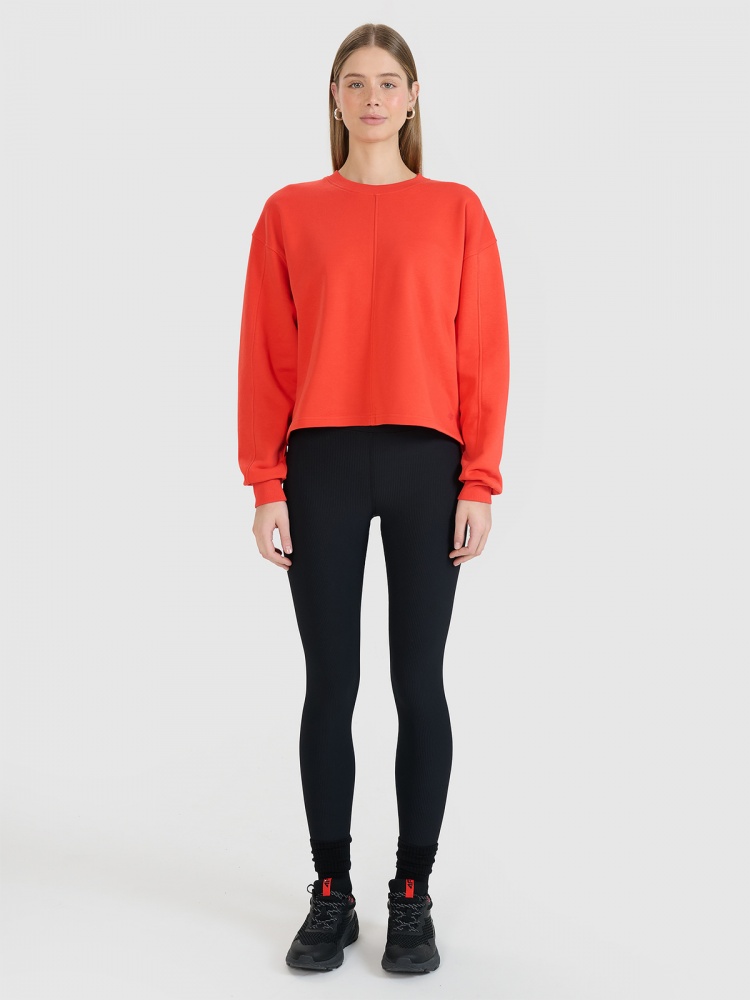 Свитшот 4F SWEATSHIRT F1543 4FWSS25TSWSF1543-62S р.M красный