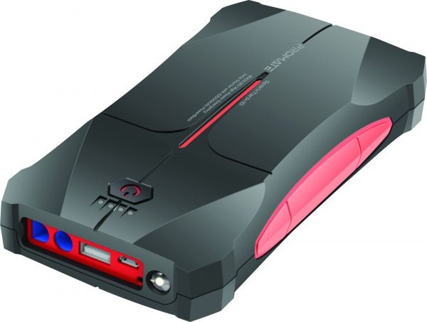 Мобильное пускозарядное устройство Promate SparkTank-10 10000 mAh 800A Jump Starter USB 2.1А IP66 LED 