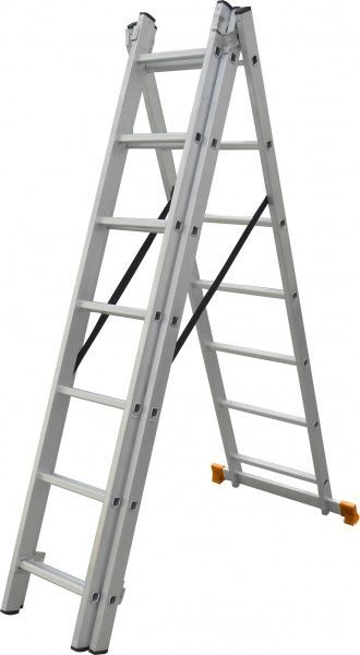 Драбина 3-секційна універсальна Burmaster AL-BL-307 3х7 