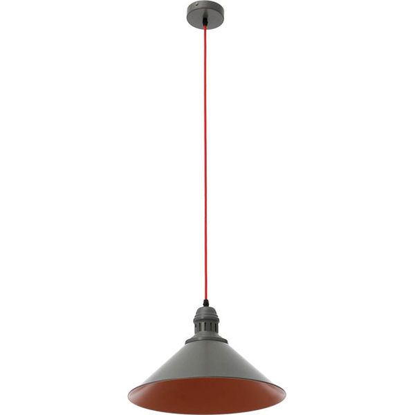 Підвіс Геотон НСБ 02-60-174 Лофт-36П 1x60 Вт E27 сірий 47582 