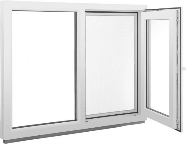 Окно поворотно-откидное Aluplast IDEAL 2000 60 1400x900 мм правое 