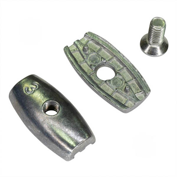 Затискач для троса бочкоподібний 3 мм