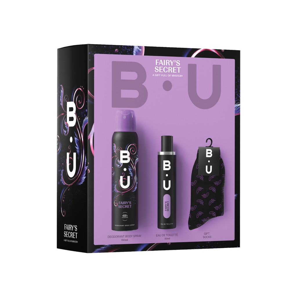 Подарунковий набір B.U. Fairy Secret (туалетна вода 50 мл + дезодорант-спрей 150 мл + подарунок)