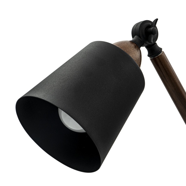 Настольная лампа Altalusse 1x40 Вт E27 черный INL-5049T-01 Black & Coffee 