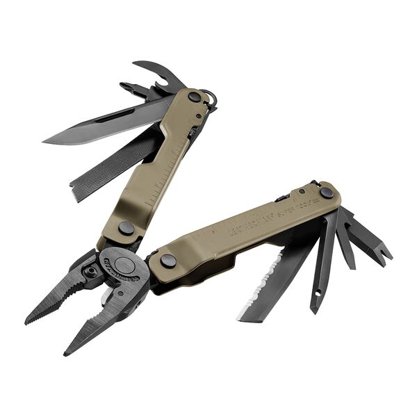Мультитул Leatherman Super Tool 300M Black/Colote (чехол Molle), 18 инструментов 832762
