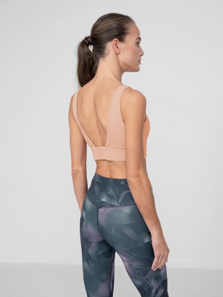 Бра 4F SPORTS BRA STAD017 H4Z22-STAD017-65S р.XL кораловий