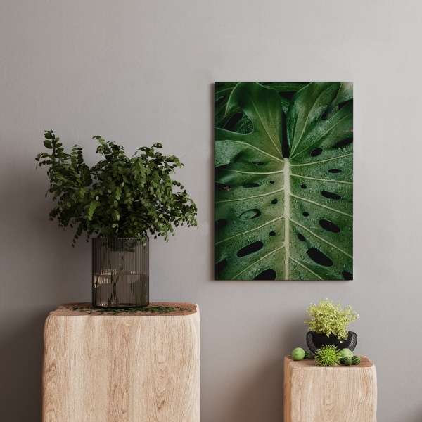 Картина на холсте Зеленые листья 50x70 см WS Holst 14082220,8 