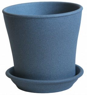 Вазон керамічний Оріана-Запоріжкераміка Вуаль №3 крошка круглий 1 л металік (071-1-065) 