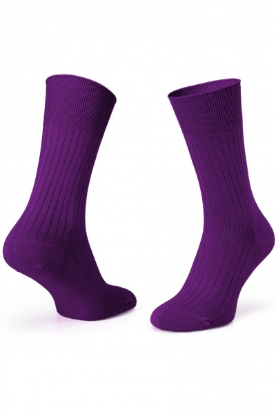 Шкарпетки KRAGO Viola Ribbed sk-2-017 р.39-42 фіолетовий