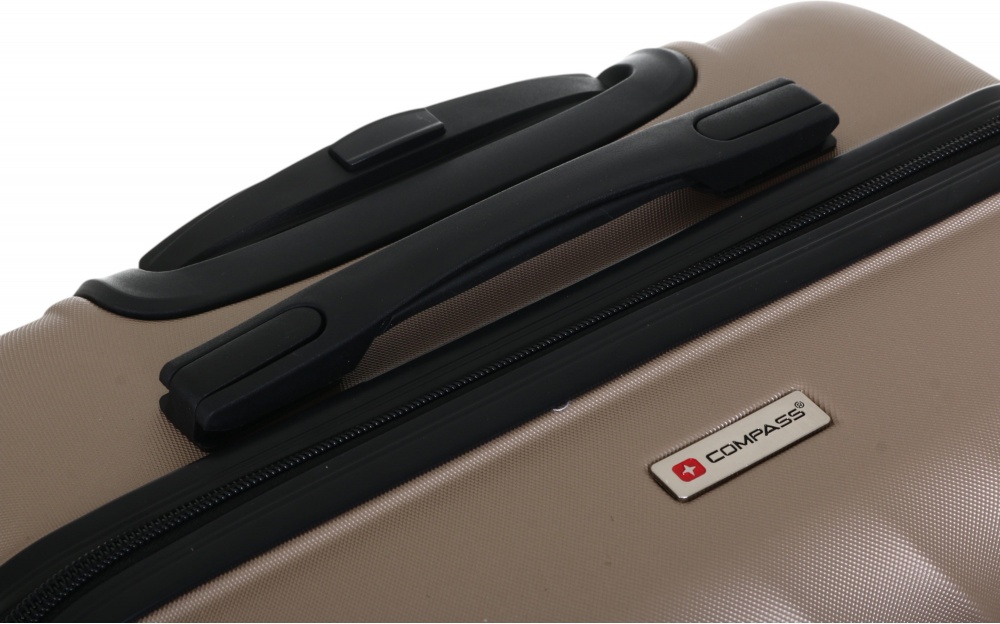 Чемодан Compass №LS080609 M 68 л капучино 60x44x26 см