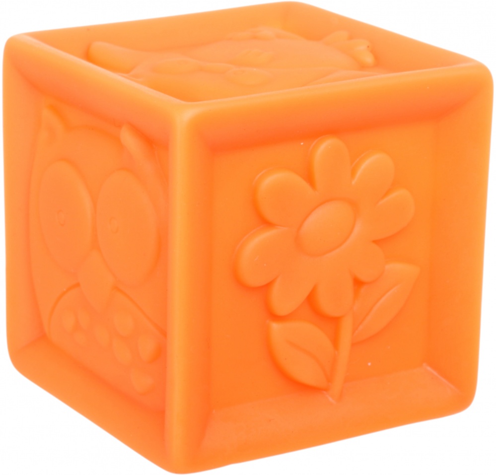 Набір іграшок для купання Jia Cheng кубики/фігурки текстурні барвисті 6 шт. OTG0975522