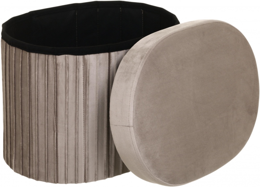 Сундук-пуф Sensio для хранения Velora 420х330х310 мм серый (HS15-F010)