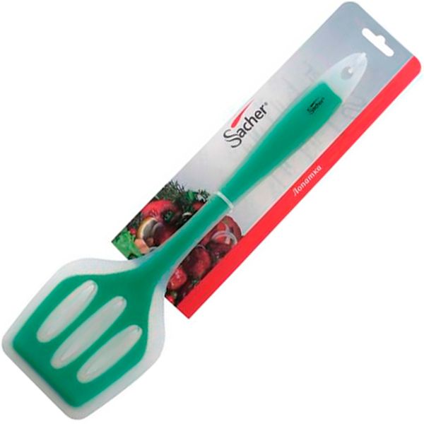 Лопатка Sacher силиконовая зеленая