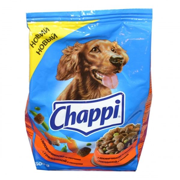 Корм Chappi Яловичина та птиця 500 г