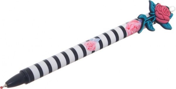 Ручка масляная Роза полосы 