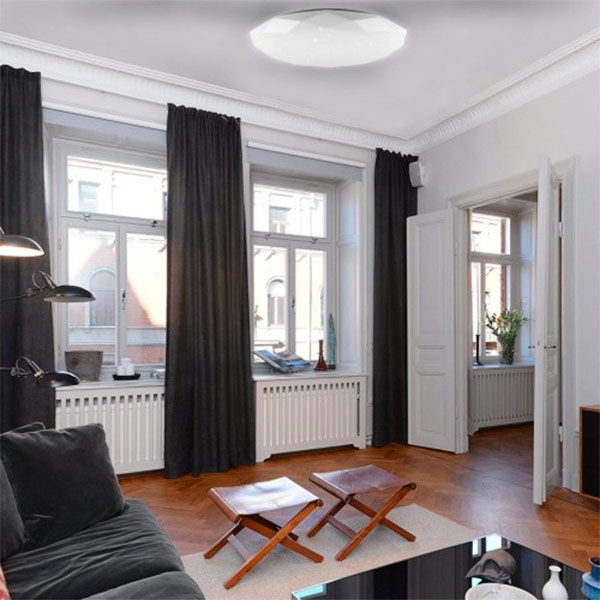 Світильник світлодіодний Feron DiamondAL5200 з пультом ДК 36 Вт білий 3000-6500 К 