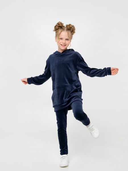 Комплект для дівчаток Smil 2 предмета 117312 р.140 темно-синій 