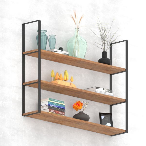 Кронштейн для полок Valore Прямоугольник тройной Loft SB-TR-21