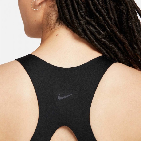Бра Nike W NK DF ALPHA ZIP-FRONT BRA DD0436-010 р.LA-B чорний