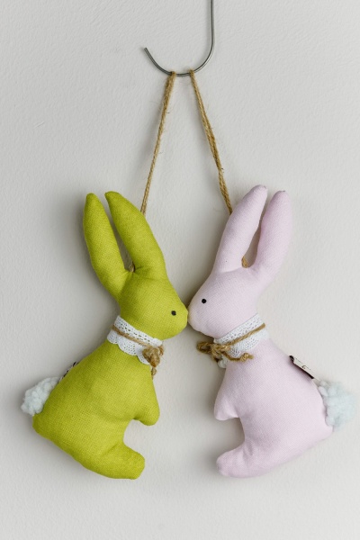 Декорация пасхальная Парочка зайцев