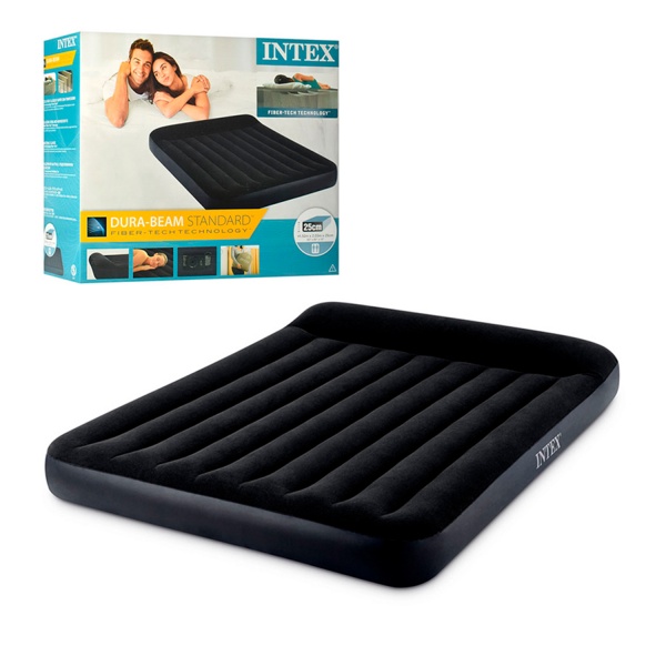Матрас надувной Intex 64150 203х152 см [019] Black