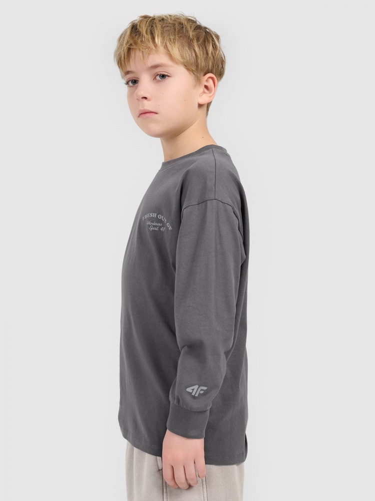 Футболка 4F LONGSLEEVE M535 4FJWSS26TLONM535-22S р.140 коричневый