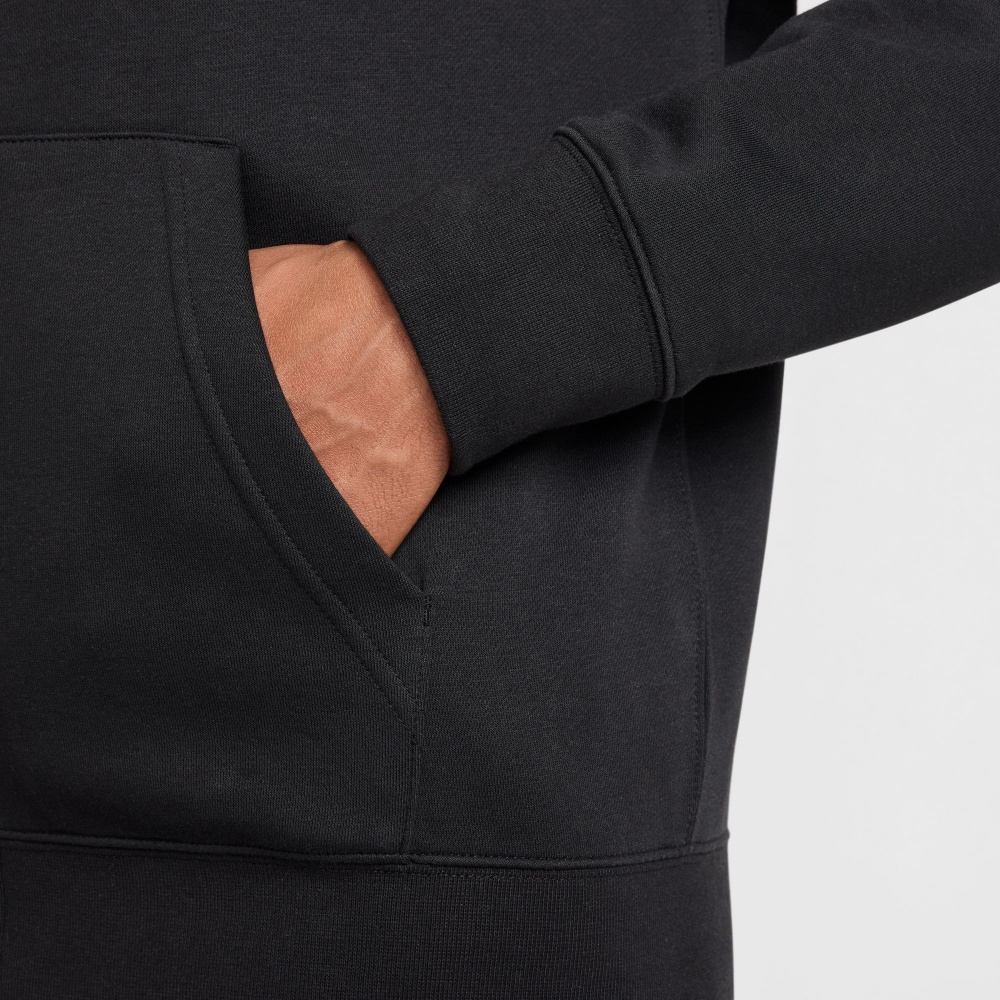 Джемпер Nike M NK CLUB BB FZ HOODIE FN3861-010 р.2XL черный