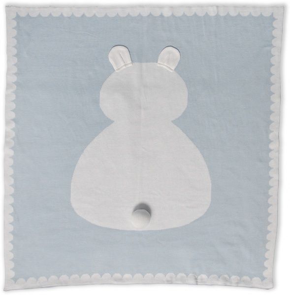 Простынь 90х90 см светло-голубой 1265 