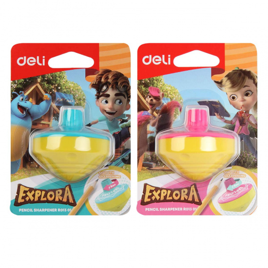 Точилка с контейнером Юла ER01301 микс Deli