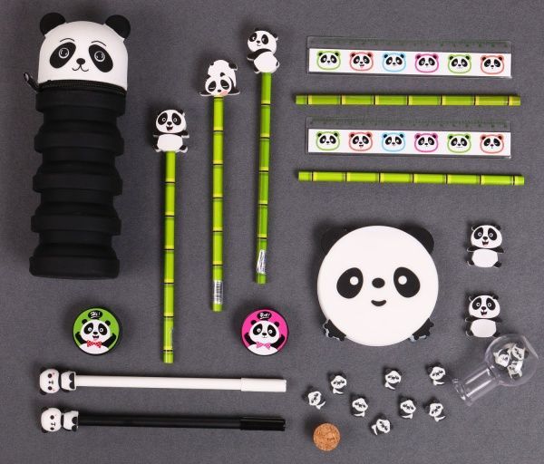 Тетрадь школьная 12 листов в линию Panda