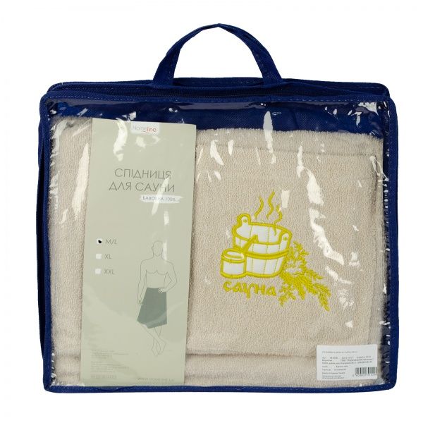 Юбка для сауны р. XL бежевый 