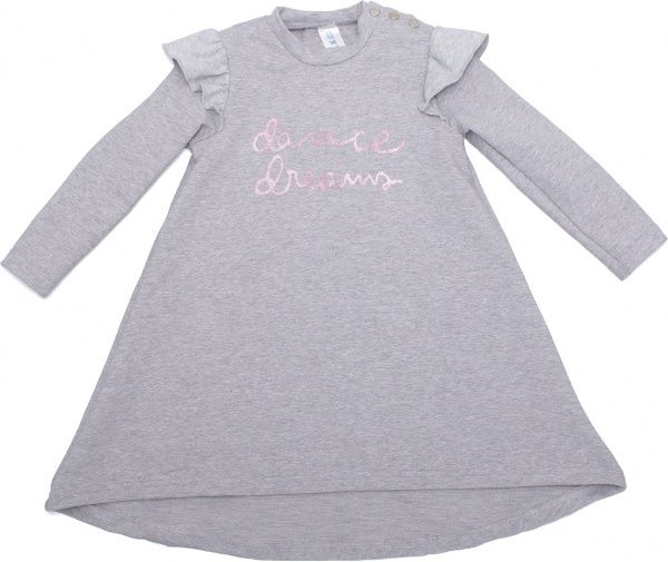 Платье Luna Kids р.92 серый меланж 103545 