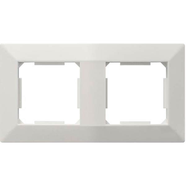 Рамка двомісна HausMark Alta універсальна білий SNG-FRP.SQ20G2-WH