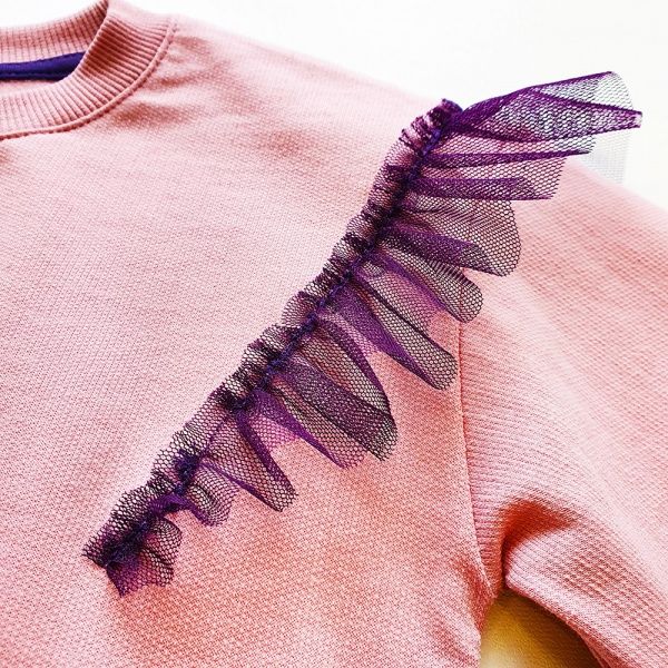 Свитшот для девочки Colibri р.122 светло-сиреневый G4008 