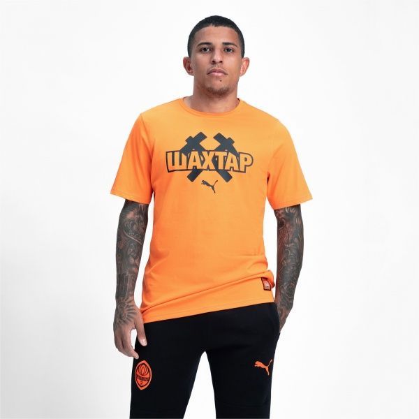 Футболка Puma FCSD FtblCore Wording Tee 76412201 р. XL чорний