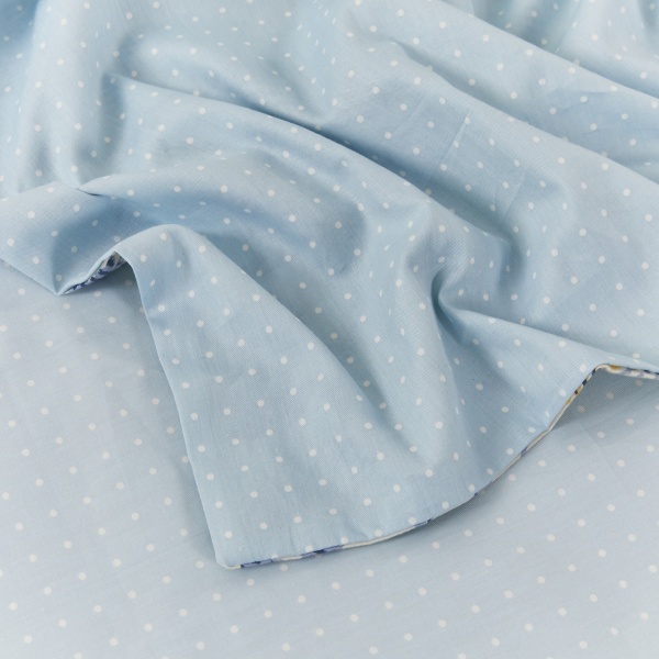 Комплект постельного белья Rita 2 голубой с белым La Nuit 