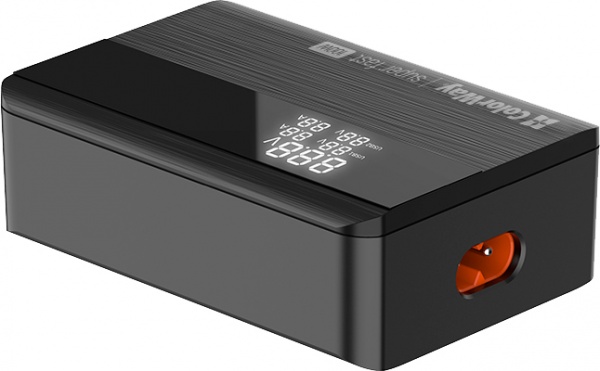 Сетевое зарядное устройство ColorWay Power Delivery GaN (2USB-A+2USB TYPE-C) (100W) черный