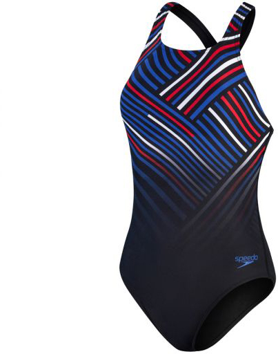 Купальник Speedo DIGI PLMT MDLT AF BLACK/BLUE 8-00305514839 р.M разноцветный