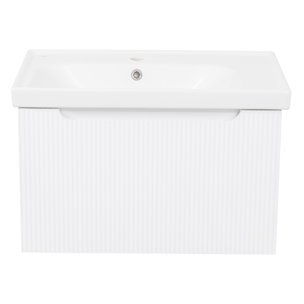 Тумба підвісна Aqua Rodos МОДЭНА з умивальником Frame 70 см