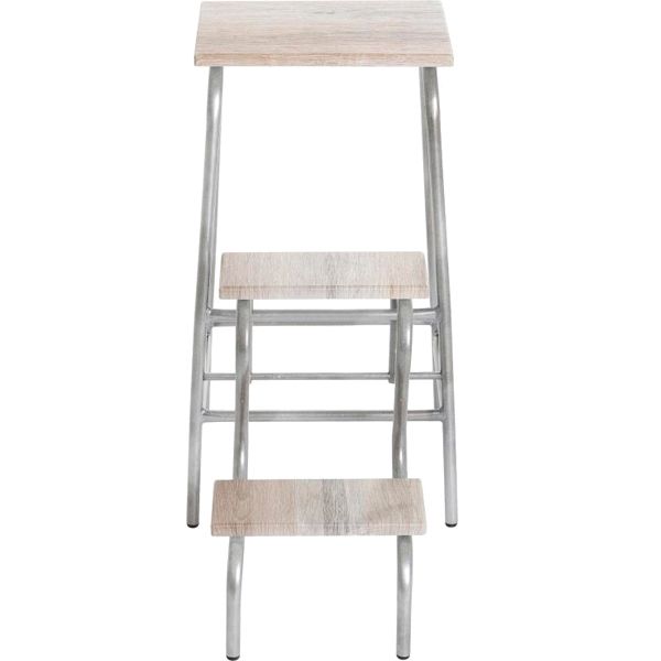 Табурет-лестница секвойя / серый 