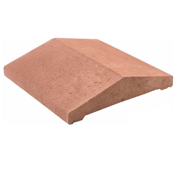 Крышка на столб Кая 400x400x60 мм коричневый Моноліт-Брук 