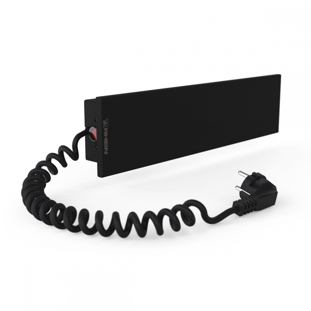 Полотенцесушитель электрический Rhein Legacy 400х100 Е PE/MAT RAL9005 24W