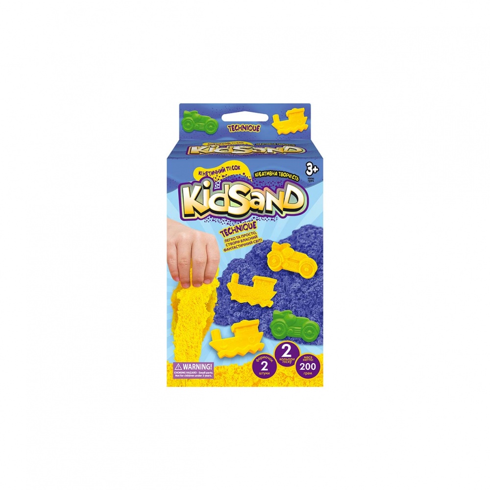 Кинетический песок Danko Toys Креативное творчество KidSand 200 г KS-05-01U