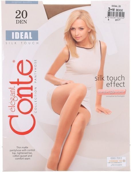 Колготки Conte IDEAL 20 den Beige р. 3 бежевый 